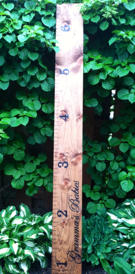 Personalized Giant Growth Chart Ruler A Pottery Barn Recreation