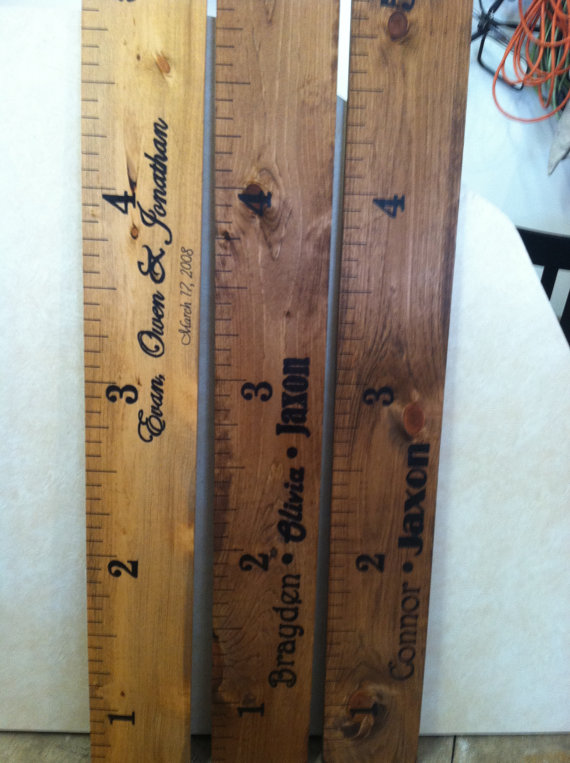Personalized Giant Growth Chart Ruler A Pottery Barn Recreation on Luulla